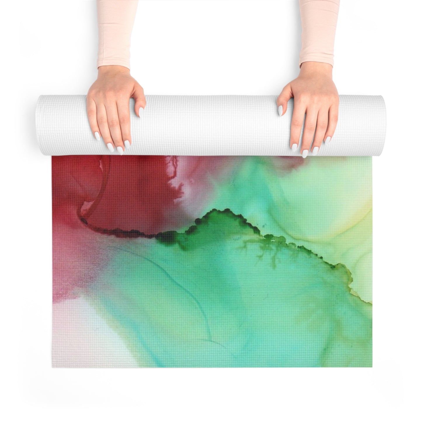 "Rainbow Prism" Yoga Mat By Artist Melissa Thompson