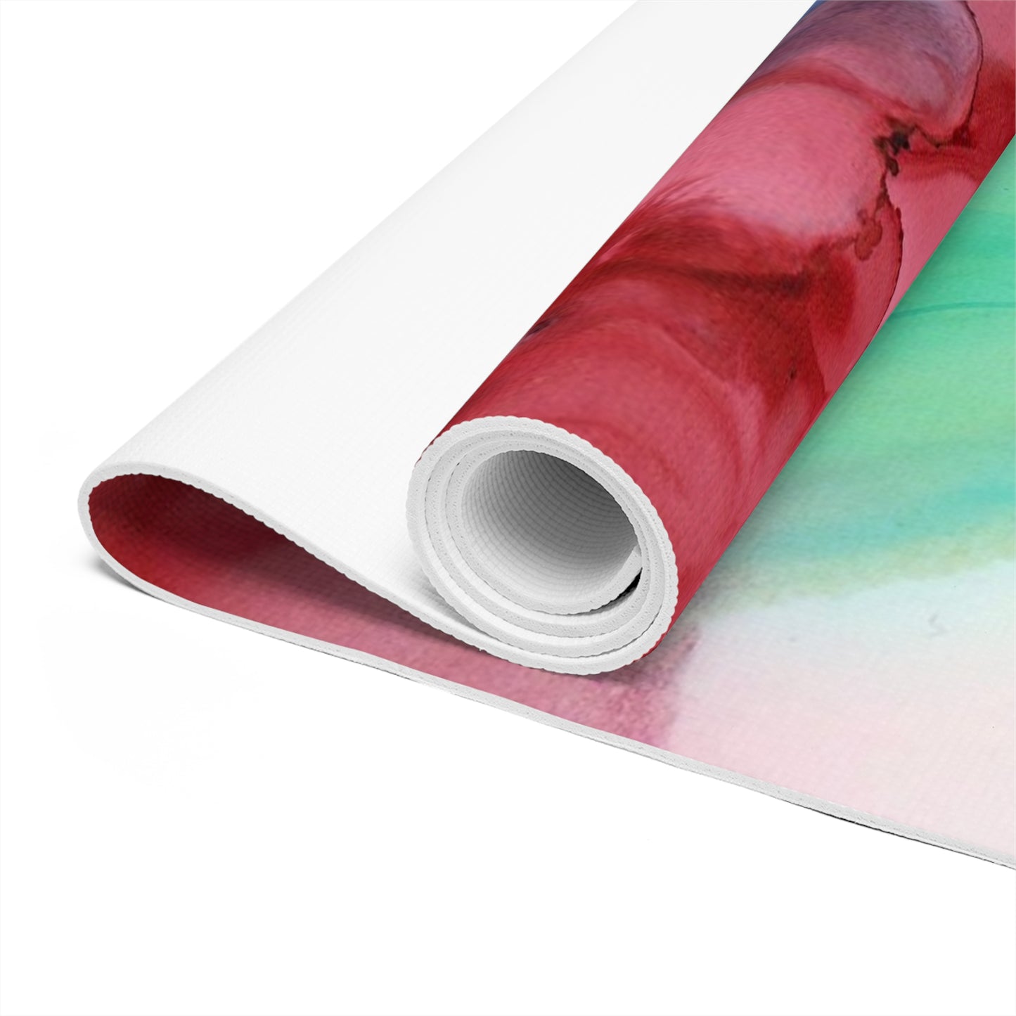 "Rainbow Prism" Yoga Mat By Artist Melissa Thompson